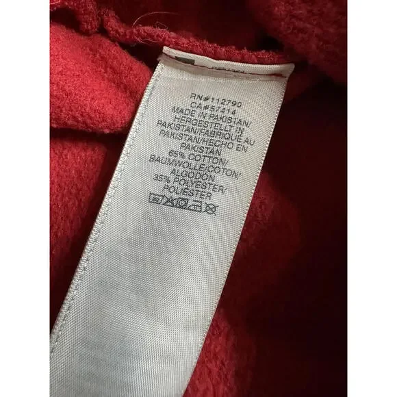 True Religion Tape Logo Trim Red Joggers Pants Tapered Womens Size L - Picture 5 of 9